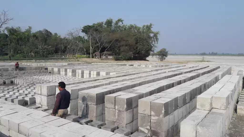 River Bank Revetment work in Bhola